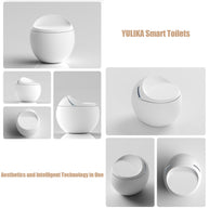 YULIKA-ST003 Spherical Smart Toilet One piece Auto Open Close Lid Toilet with Adjustable Heated Seat