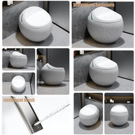 YULIKA-ST003 Spherical Smart Toilet One piece Auto Open Close Lid Toilet with Adjustable Heated Seat
