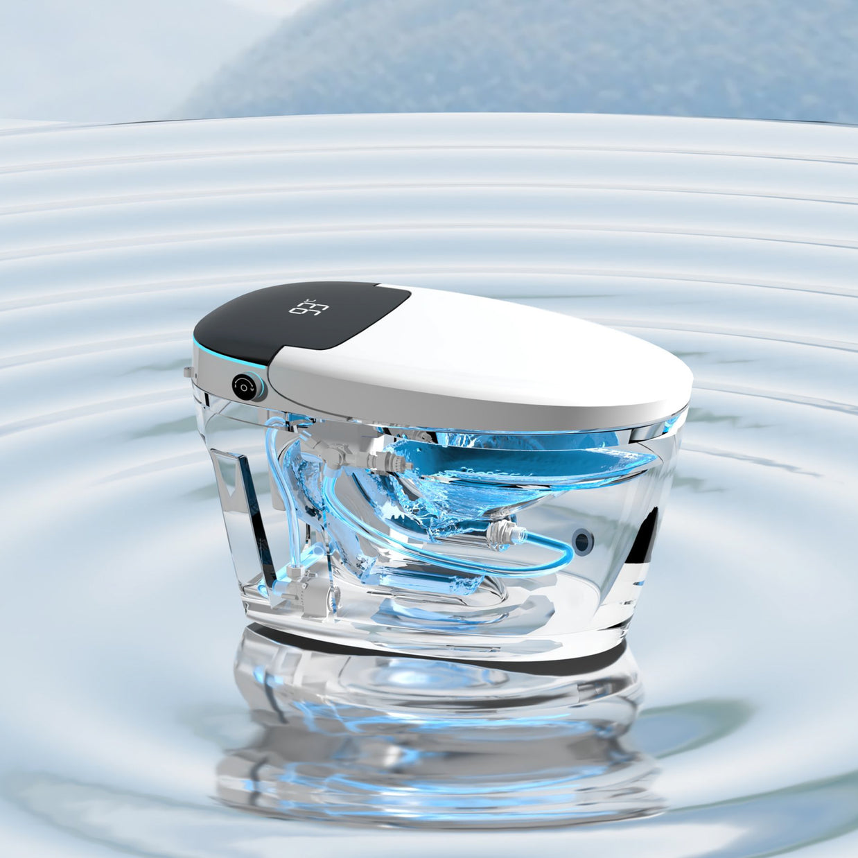 YULIKA Mounted Bidet Toilet One-piece Smart Toilet