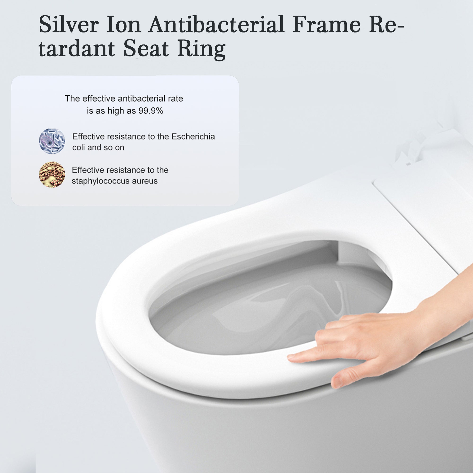 YULIKA-G7 PRO 1.31 Gallons Per Minute GPF Elongated Floor Mounted Smart Bide Toilet with Aromasphy System