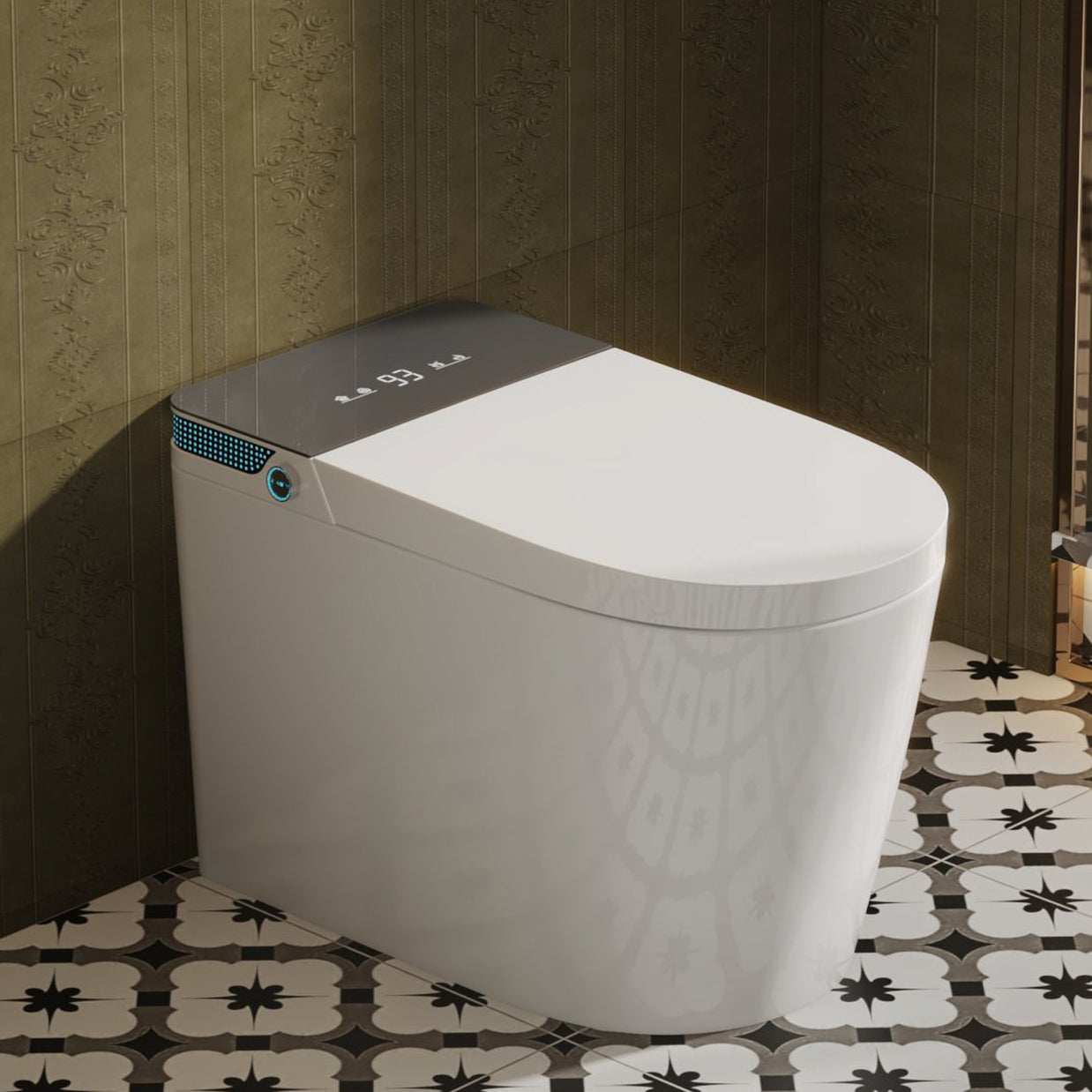 YULIKA Mounted Bidet Toilet One-piece Smart Toilet
