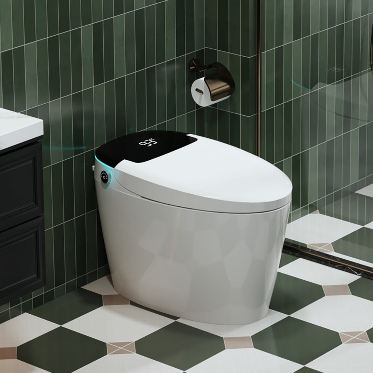 YULIKA Mounted Bidet Toilet One-piece Smart Toilet
