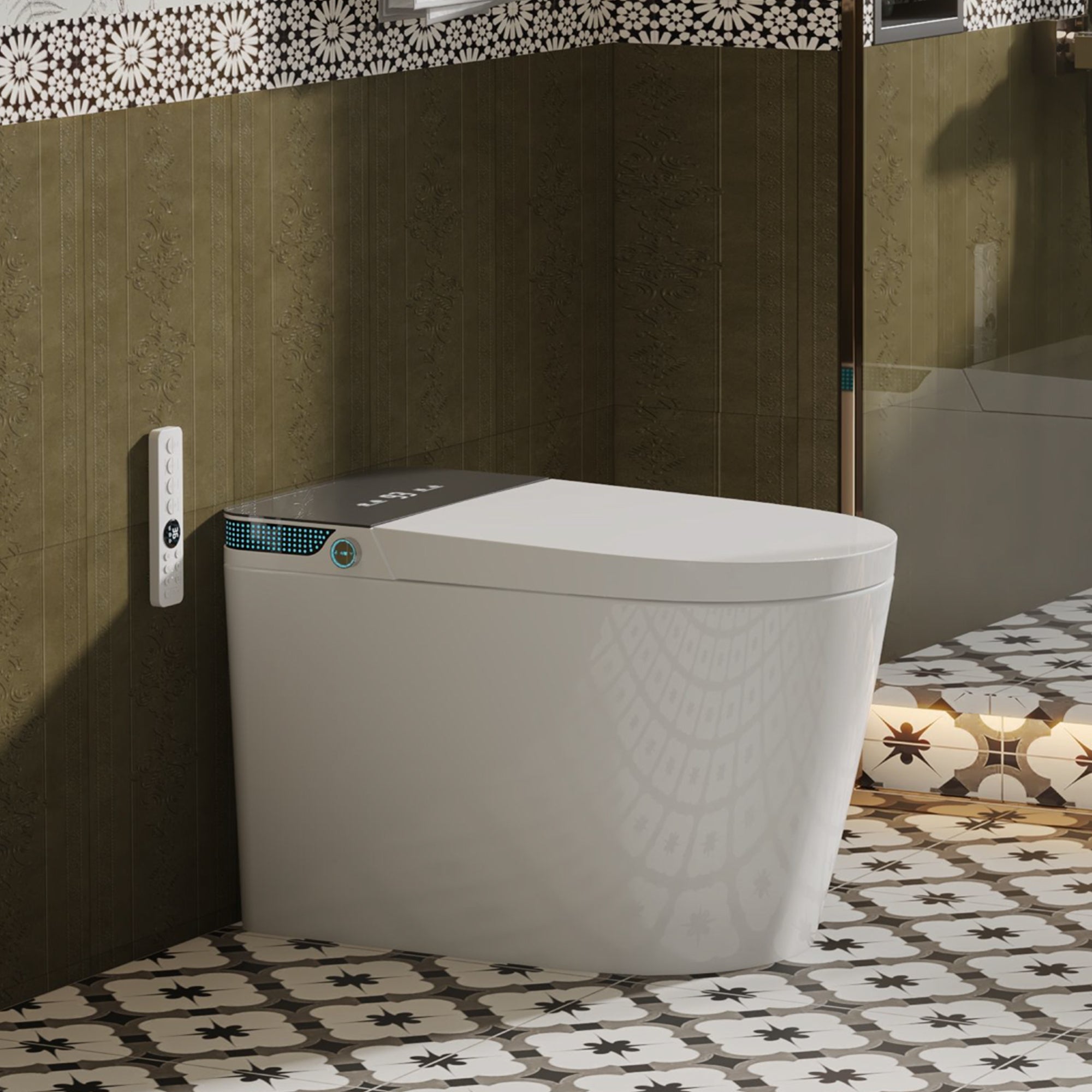 YULIKA Mounted Bidet Toilet One-piece Smart Toilet