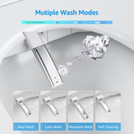 YULIKA-K1 Digital Screen Elongated Floor Mounted Bidet Smart Toilet for Bedroom