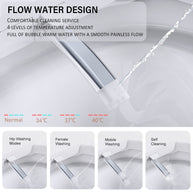 YULIKA-U2 Aromasphy Fragant System Elongated Floor Mounted Bidet Toilet 1.3 Gallons Per Minute GPF Smart Toilet
