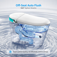YULIKA-G5 1.31 Gallons Per Minute GPF Elongated Floor Mounted Bidet Smart Toilet with Aromasphy System