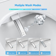 YULIKA-Y1 Elongated Comfort Height Floor Mounted Bidet Toilet Exotic Smart Toilet (Seat Included)