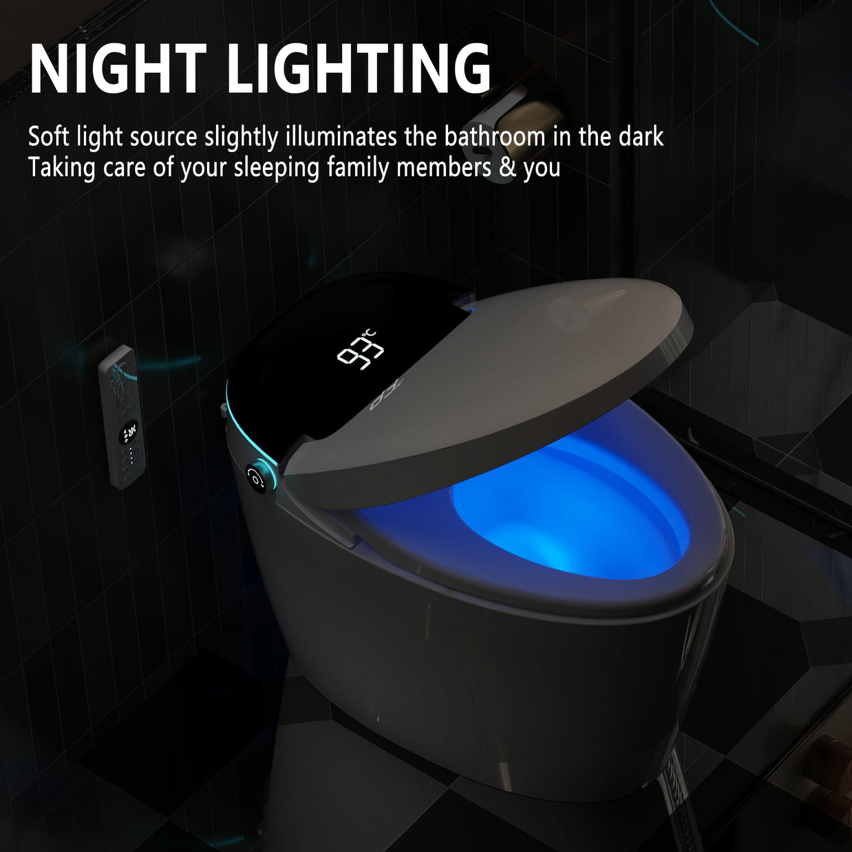 YULIKA Mounted Bidet Toilet One-piece Smart Toilet