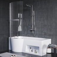 YULIKA 59.06 in x 33.46 in Freestanding Soaking Solid Surface Acrylic Bathtub with Ergonomic Design, Nano-Glass Water-Repellent Feature