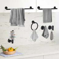 YULIKA Modern 5/6 - Piece Bathroom Hardware Set