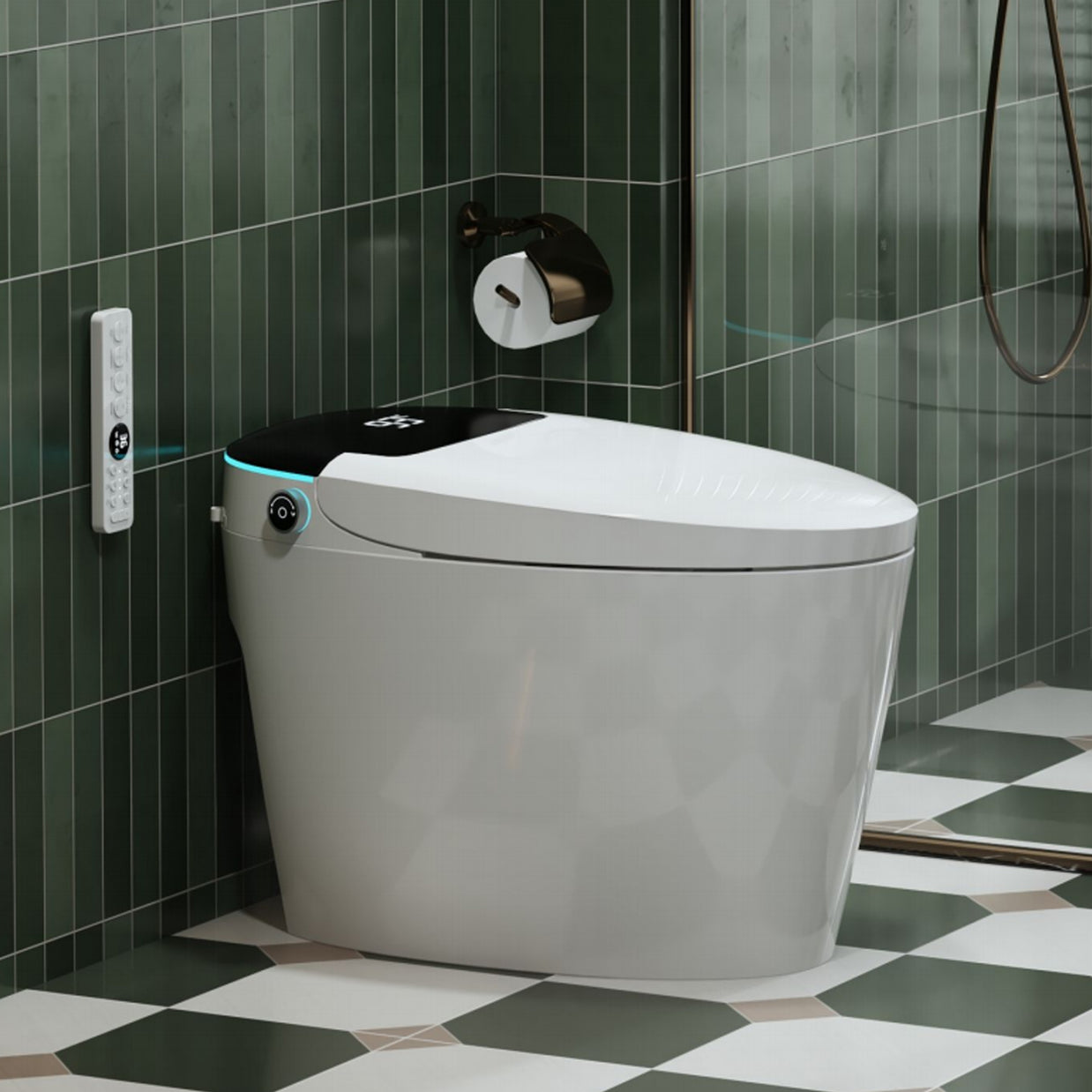 YULIKA Mounted Bidet Toilet One-piece Smart Toilet
