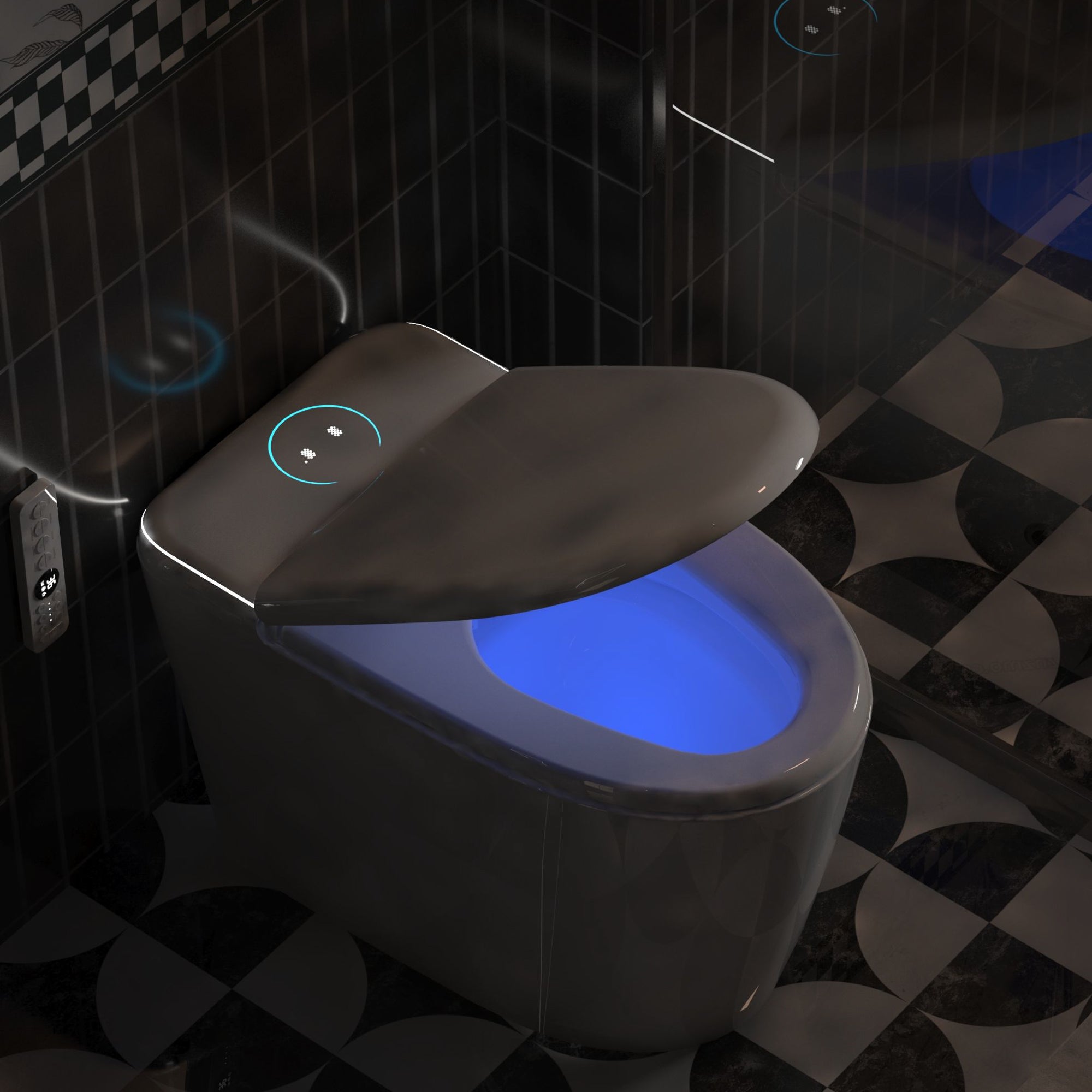 YULIKA Mounted Bidet Toilet One-piece Smart Toilet
