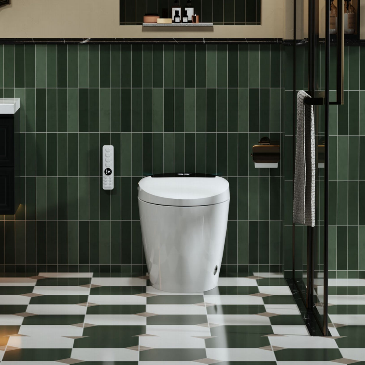 YULIKA Mounted Bidet Toilet One-piece Smart Toilet