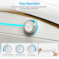 YULIKA-K1 Digital Screen Elongated Floor Mounted Bidet Smart Toilet for Bedroom