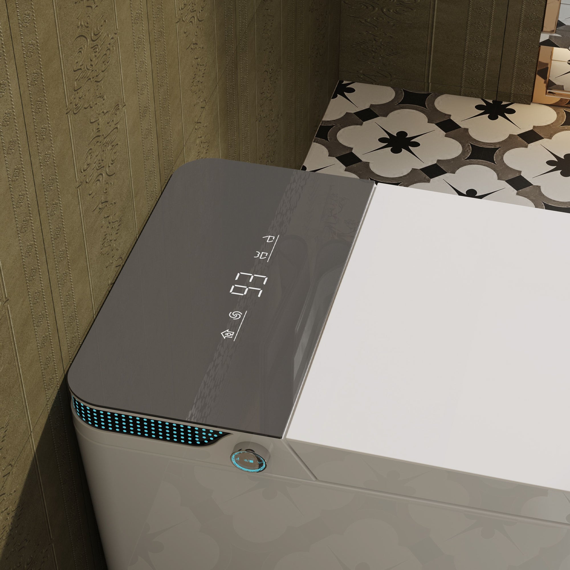 YULIKA Mounted Bidet Toilet One-piece Smart Toilet