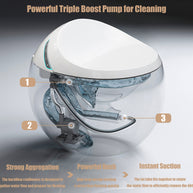 YULIKA-ST003 Spherical Smart Toilet One piece Auto Open Close Lid Toilet with Adjustable Heated Seat