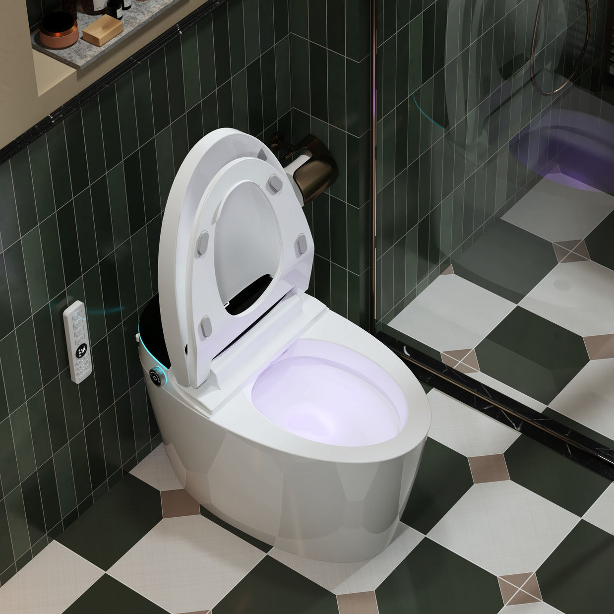 YULIKA Mounted Bidet Toilet One-piece Smart Toilet