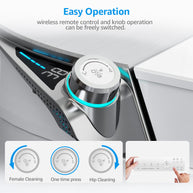 YULIKA-G7 PRO 1.31 Gallons Per Minute GPF Elongated Floor Mounted Smart Bide Toilet with Aromasphy System