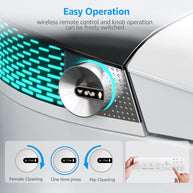 YULIKA-G5 1.31 Gallons Per Minute GPF Elongated Floor Mounted Bidet Smart Toilet with Aromasphy System