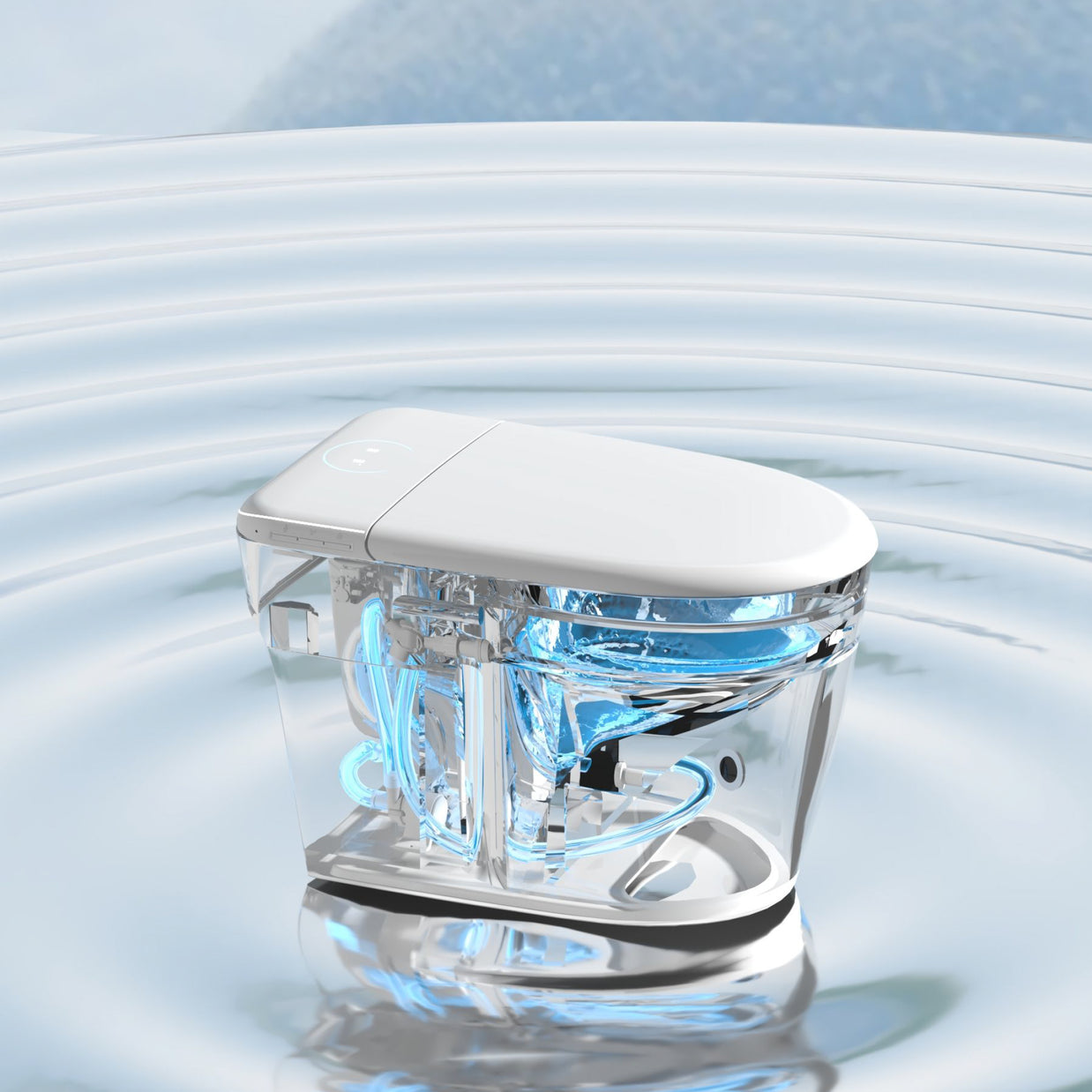 YULIKA Mounted Bidet Toilet One-piece Smart Toilet