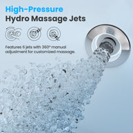 Freestanding Whirlpool Bathtub 67