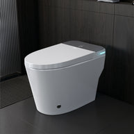 YULIKA-ST001 Radar Sensing Elongated Bidet Comfort Chair Height Floor Mounted Smart Toilet One-Piece Bidet Toilet with LED Screen(Seat Included)