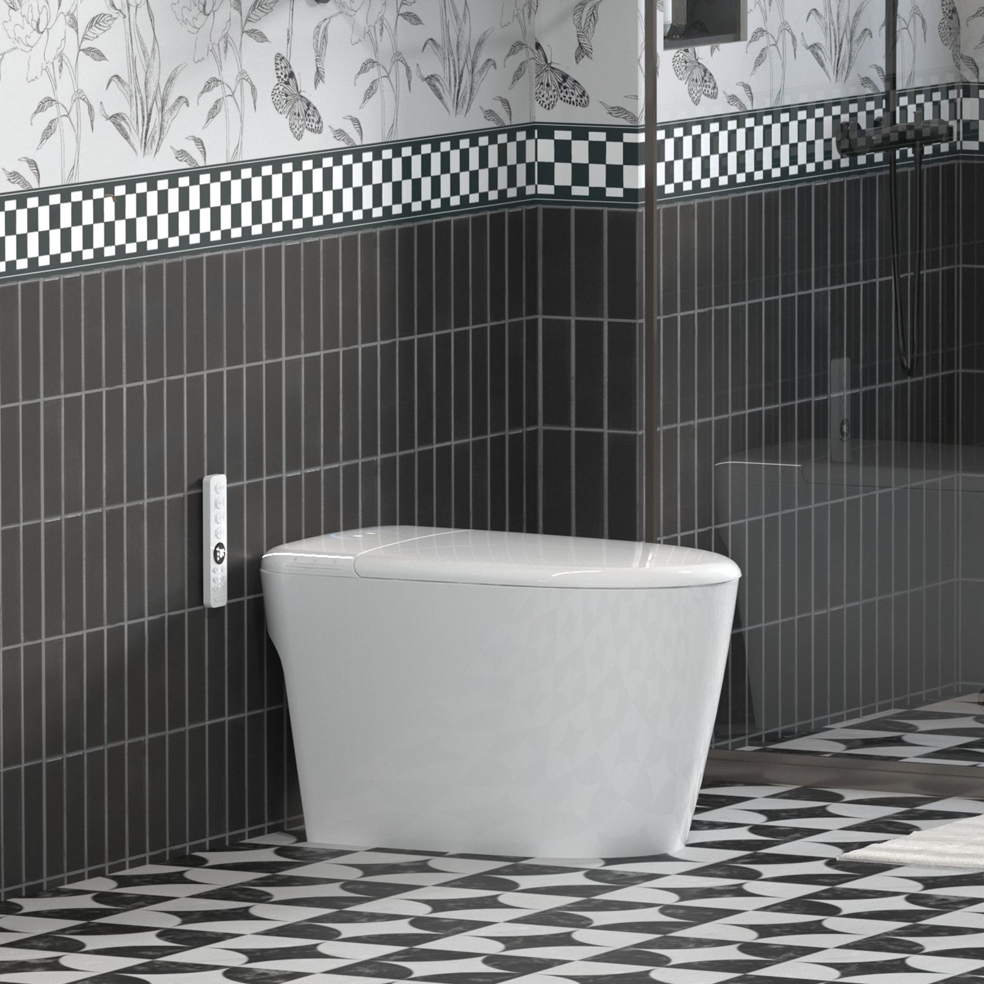 YULIKA Mounted Bidet Toilet One-piece Smart Toilet