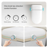 YULIKA-U2 Aromasphy Fragant System Elongated Floor Mounted Bidet Toilet 1.3 Gallons Per Minute GPF Smart Toilet