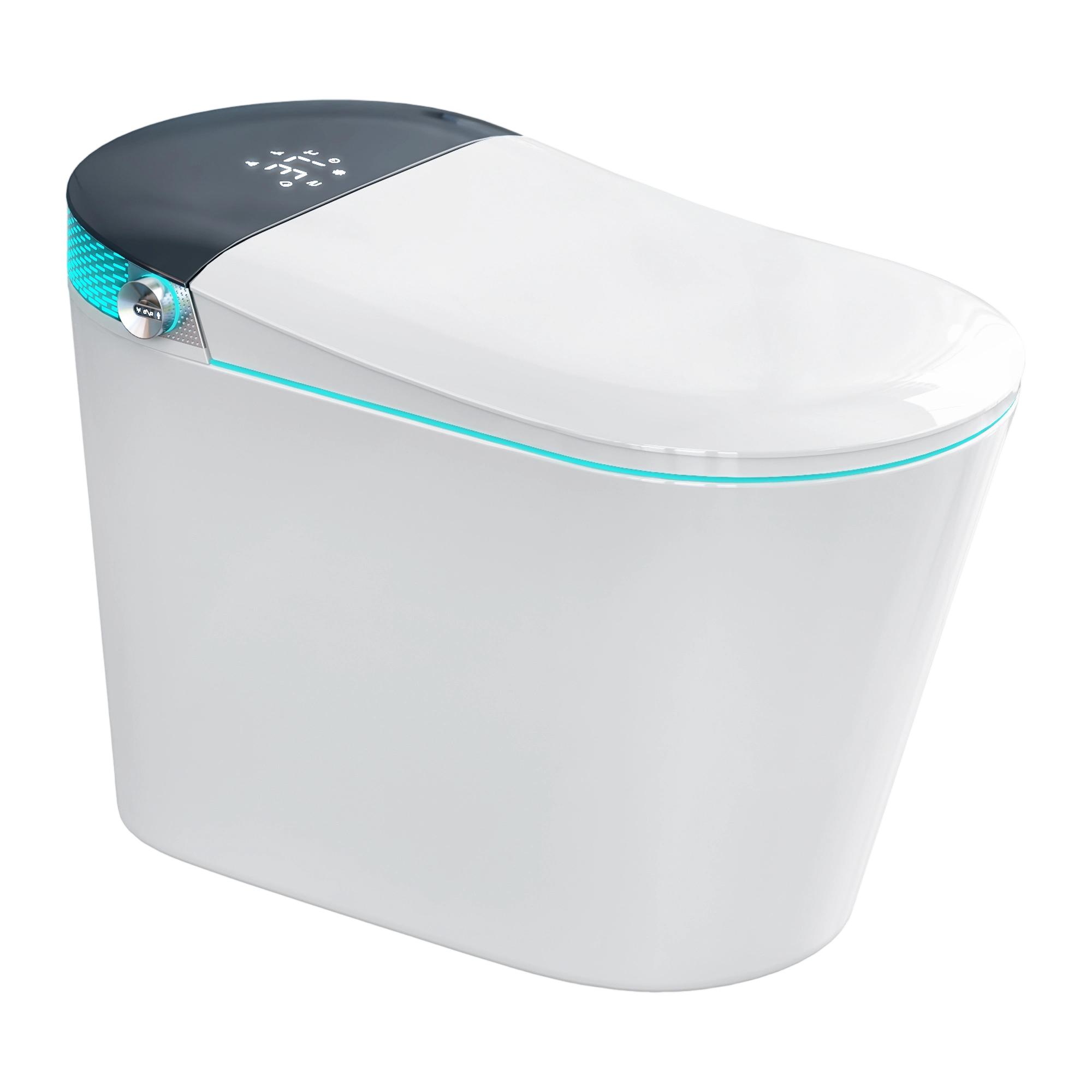 YULIKA-G5 1.31 Gallons Per Minute GPF Elongated Floor Mounted Bidet Smart Toilet with Aromasphy System