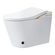 YULIKA-K1 Digital Screen Elongated Floor Mounted Bidet Smart Toilet for Bedroom
