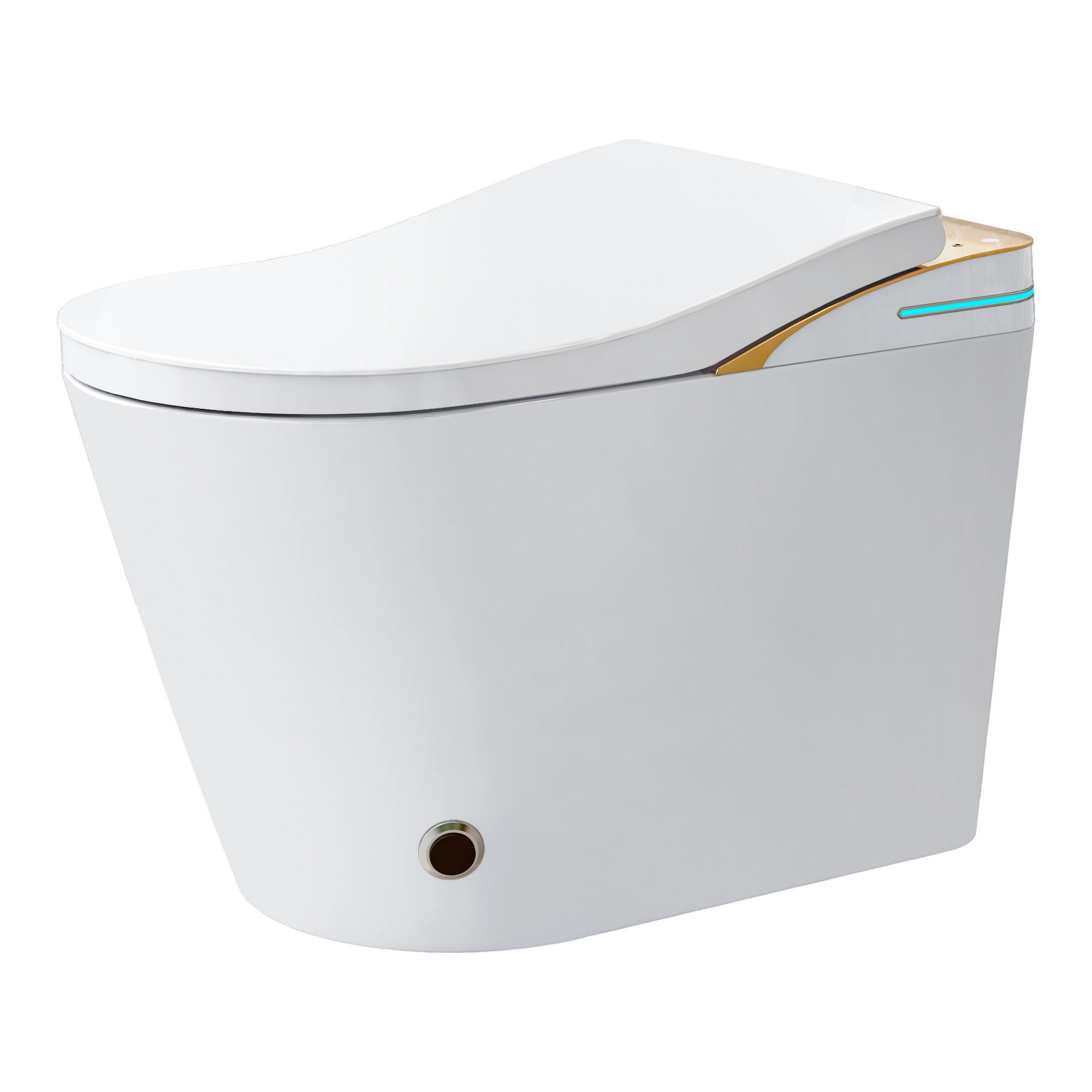 YULIKA-K1 Digital Screen Elongated Floor Mounted Bidet Smart Toilet for Bedroom