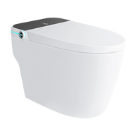 YULIKA-ST001 Radar Sensing Elongated Bidet Comfort Chair Height Floor Mounted Smart Toilet One-Piece Bidet Toilet with LED Screen(Seat Included)