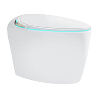 YULIKA-ST004 1.31 Gallons Per Minute GPF Elongated Floor Mounted Bidet Toilet One-piece Smart Toilet with Water Tank (Seat Included)