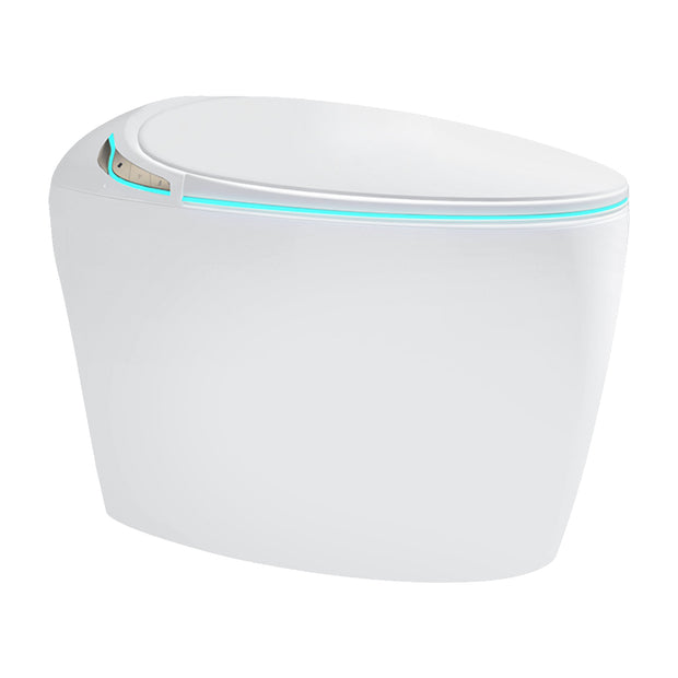 YULIKA-ST004 1.31 Gallons Per Minute GPF Elongated Floor Mounted Bidet Toilet One-piece Smart Toilet with Water Tank (Seat Included)