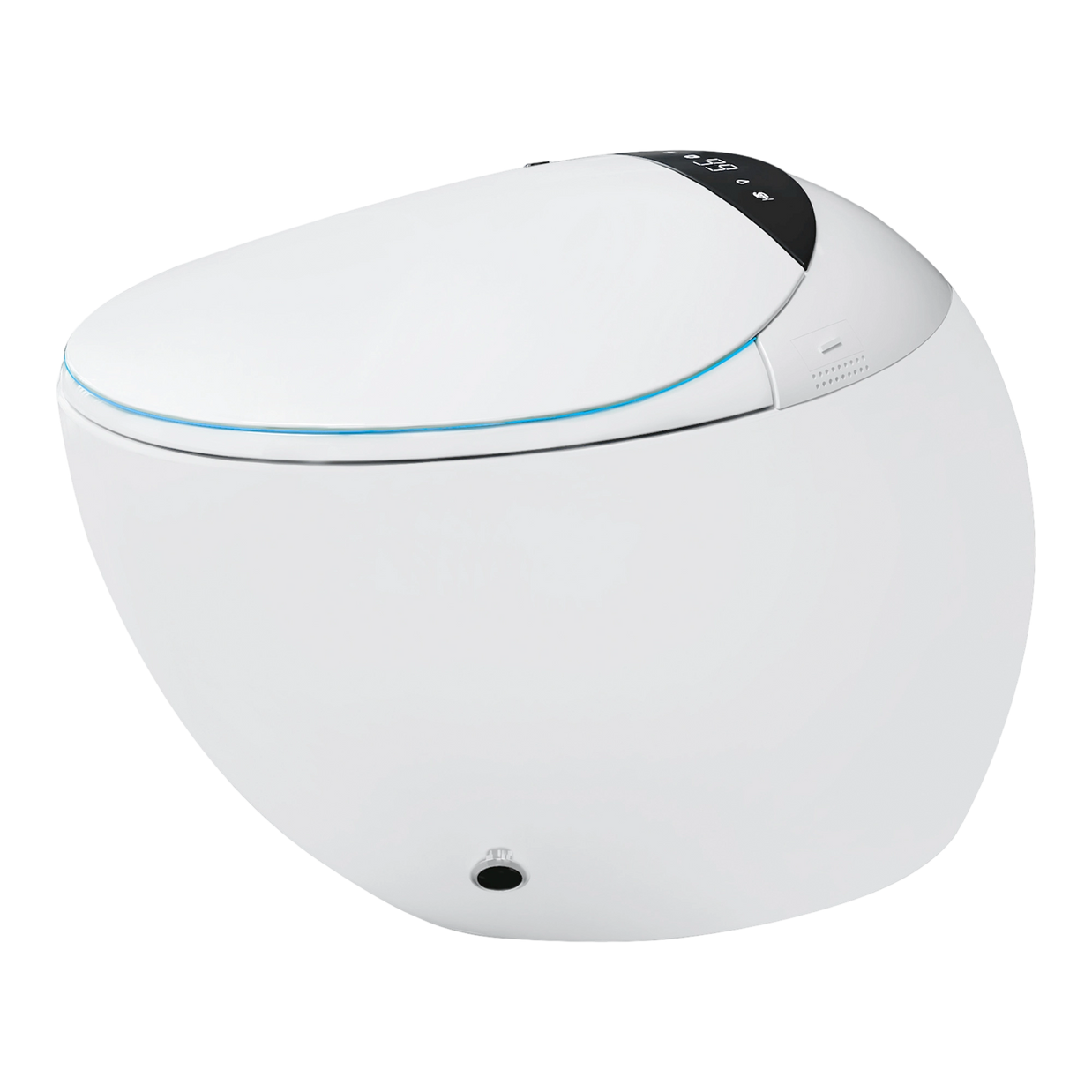 YULIKA-Y1 Elongated Comfort Height Floor Mounted Bidet Toilet Exotic Smart Toilet (Seat Included)