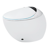 YULIKA-Y1 Elongated Comfort Height Floor Mounted Bidet Toilet Exotic Smart Toilet (Seat Included)