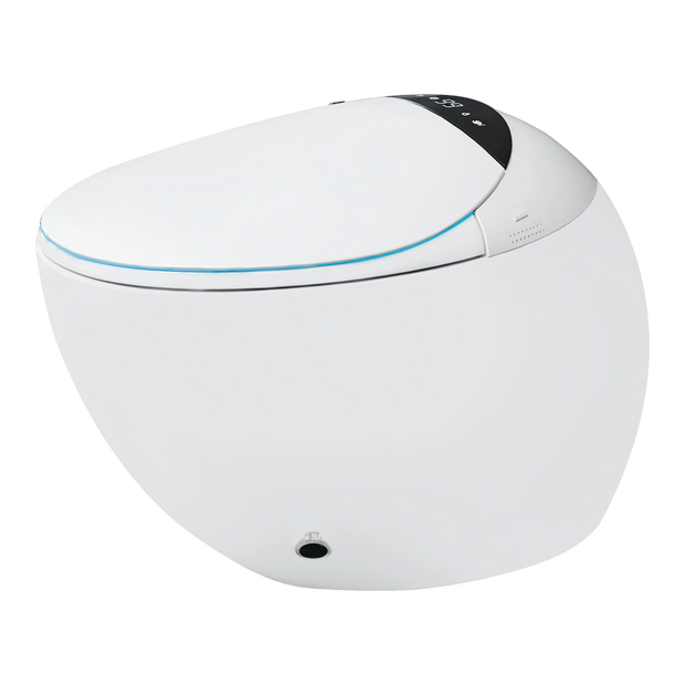 YULIKA-Y1 Elongated Comfort Height Floor Mounted Bidet Toilet Exotic Smart Toilet (Seat Included)